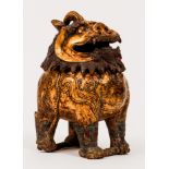 Chinese Fu Lion Bronze Censor
