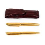 Caran d'Ache Limited Edition Pen Set 23K Guilloché Designed