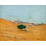 Arthur Clark 1923 painting Egyptian Landscape