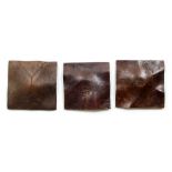 Ron Bennett bronze relief triptych 1992-93