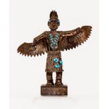 TOBY HENDERSON NAVAJO STERLING KACHINA FIGURE