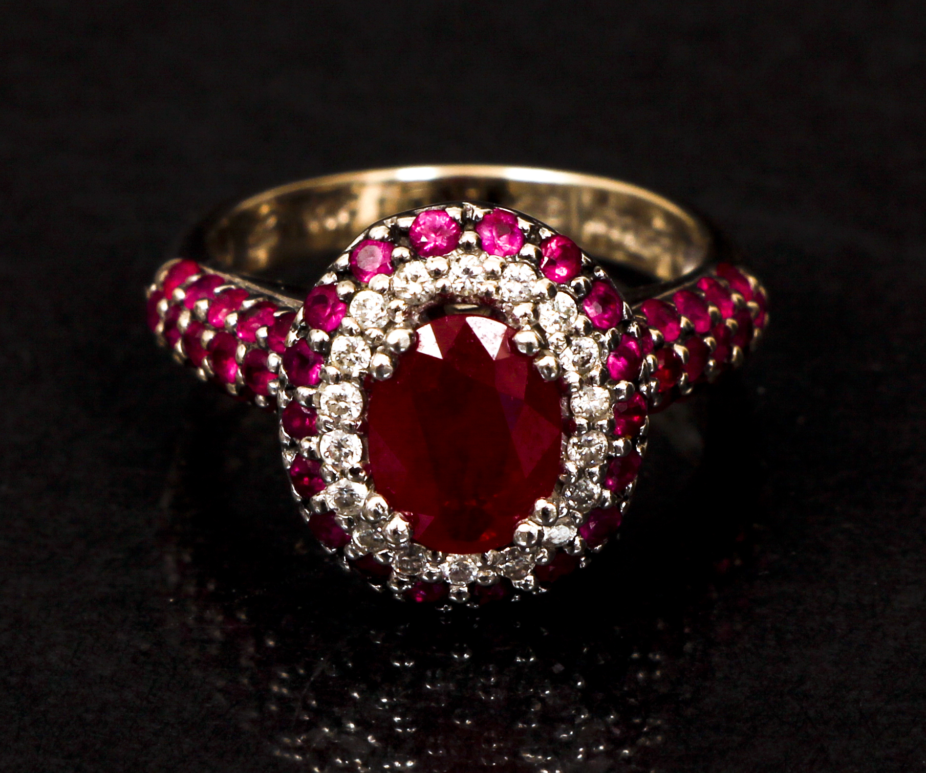 Le Vian 14K Ruby and Diamond Ring - Image 2 of 6