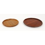 Bob Stocksdale two turned wood platters