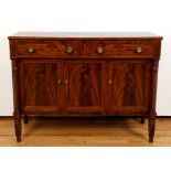 Sheraton-Empire period mahogany Sideboard