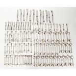 134pc Tuttle Onslow Sterling Silver Flatware Set