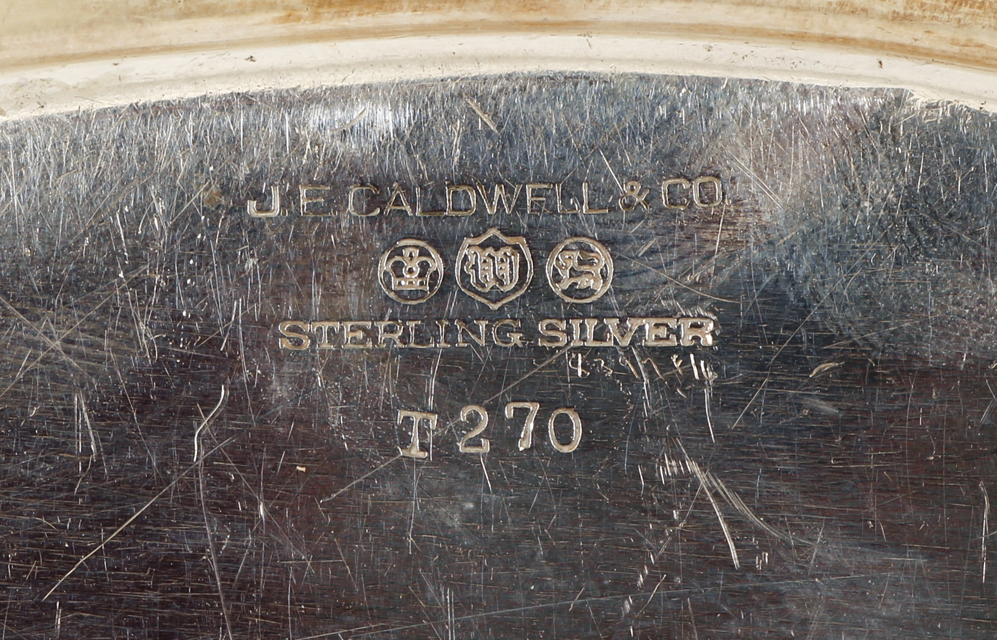 J. E. Caldwell Sterling Silver Dish - Image 5 of 5