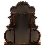 19th Century Victorian carved console Mirror