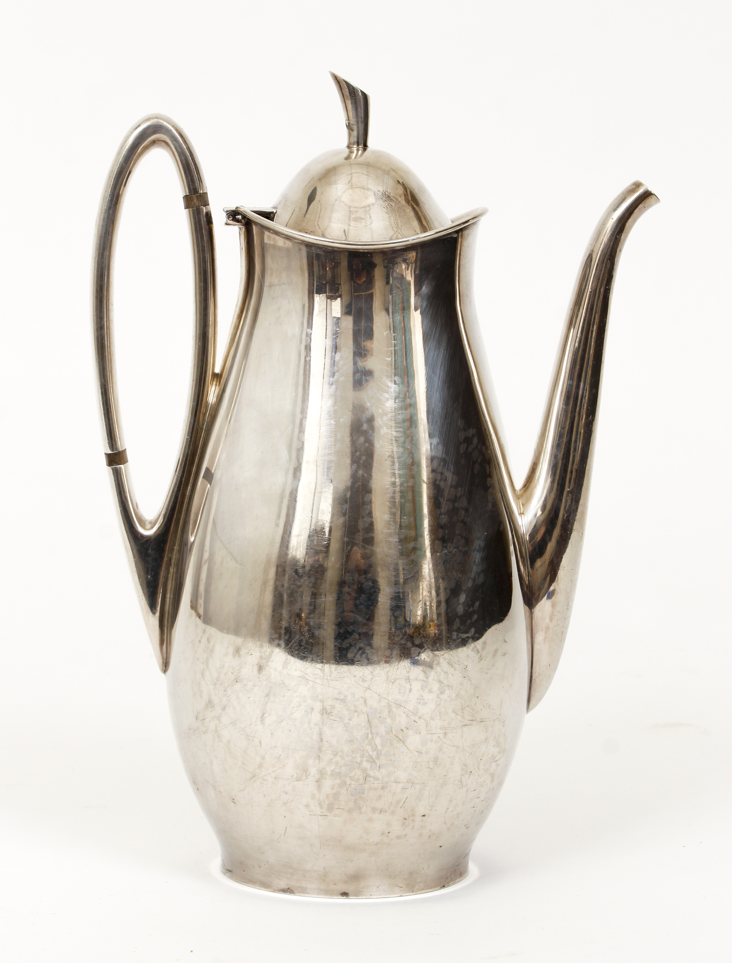 Sterling silver modernist Coffee Pot, San Francisco - Image 2 of 6