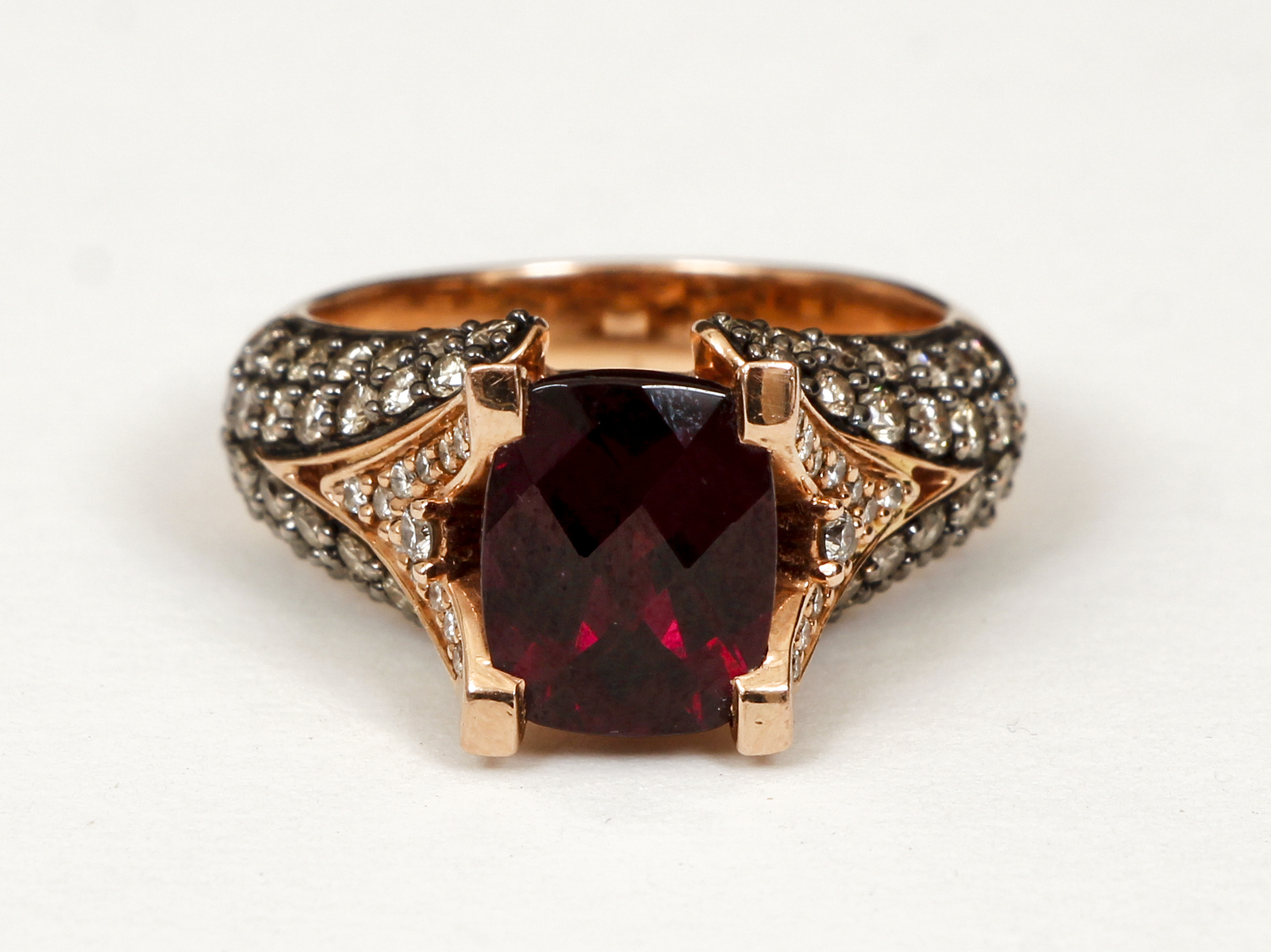 14K Rhododite Diamond Ring - Image 3 of 6