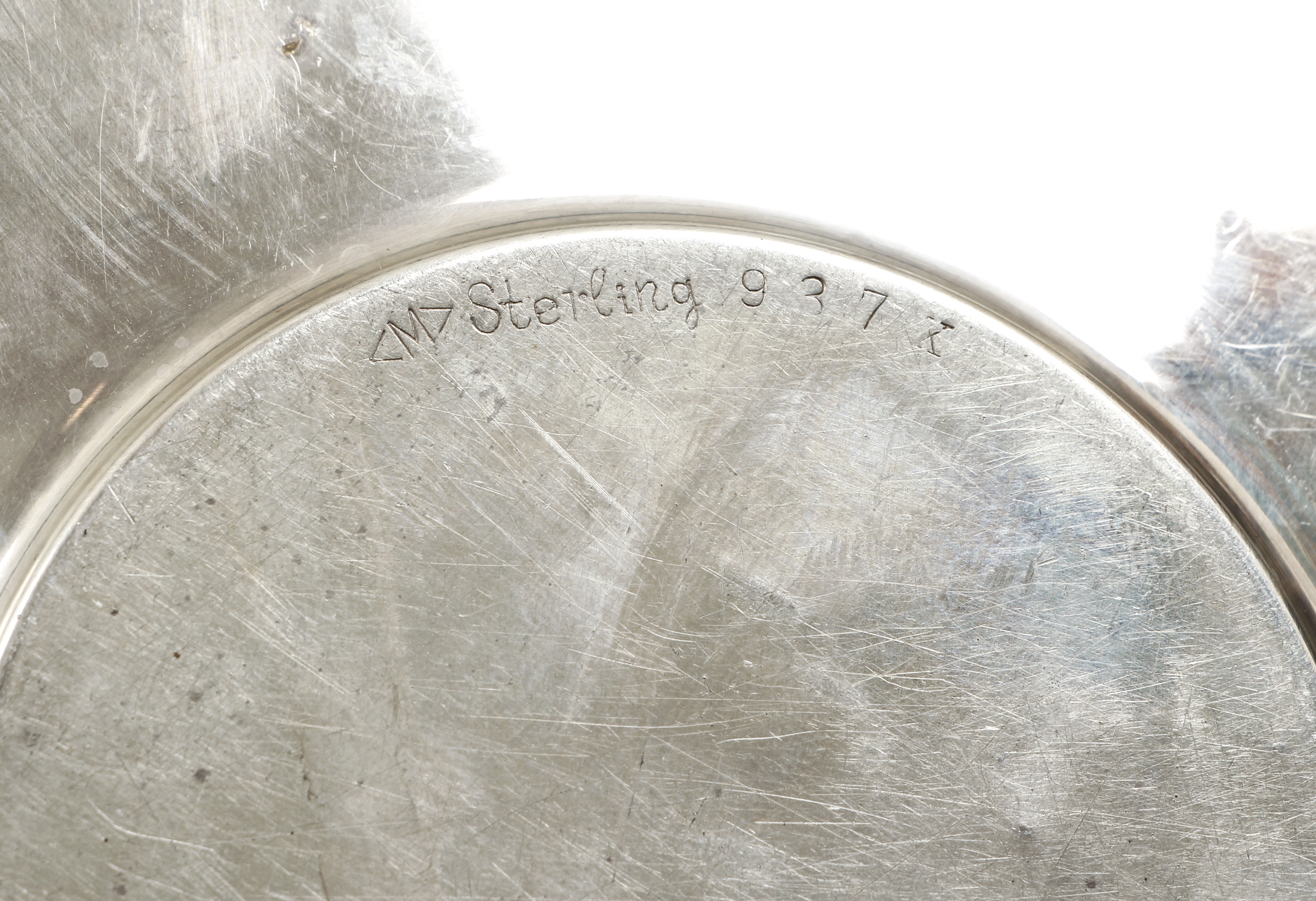 8 sterling bread plates plus sterling saucer - Image 7 of 8