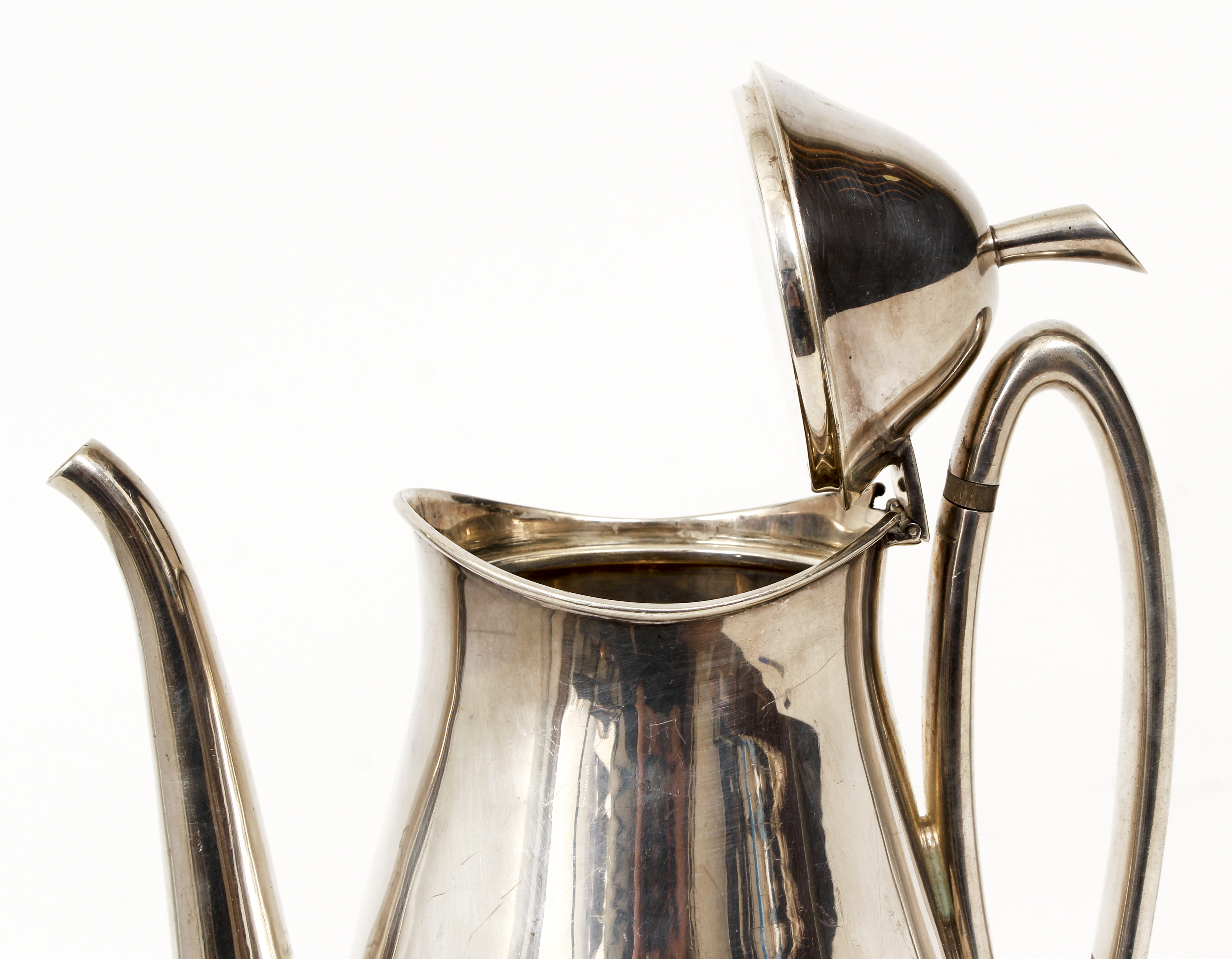 Sterling silver modernist Coffee Pot, San Francisco - Image 5 of 6