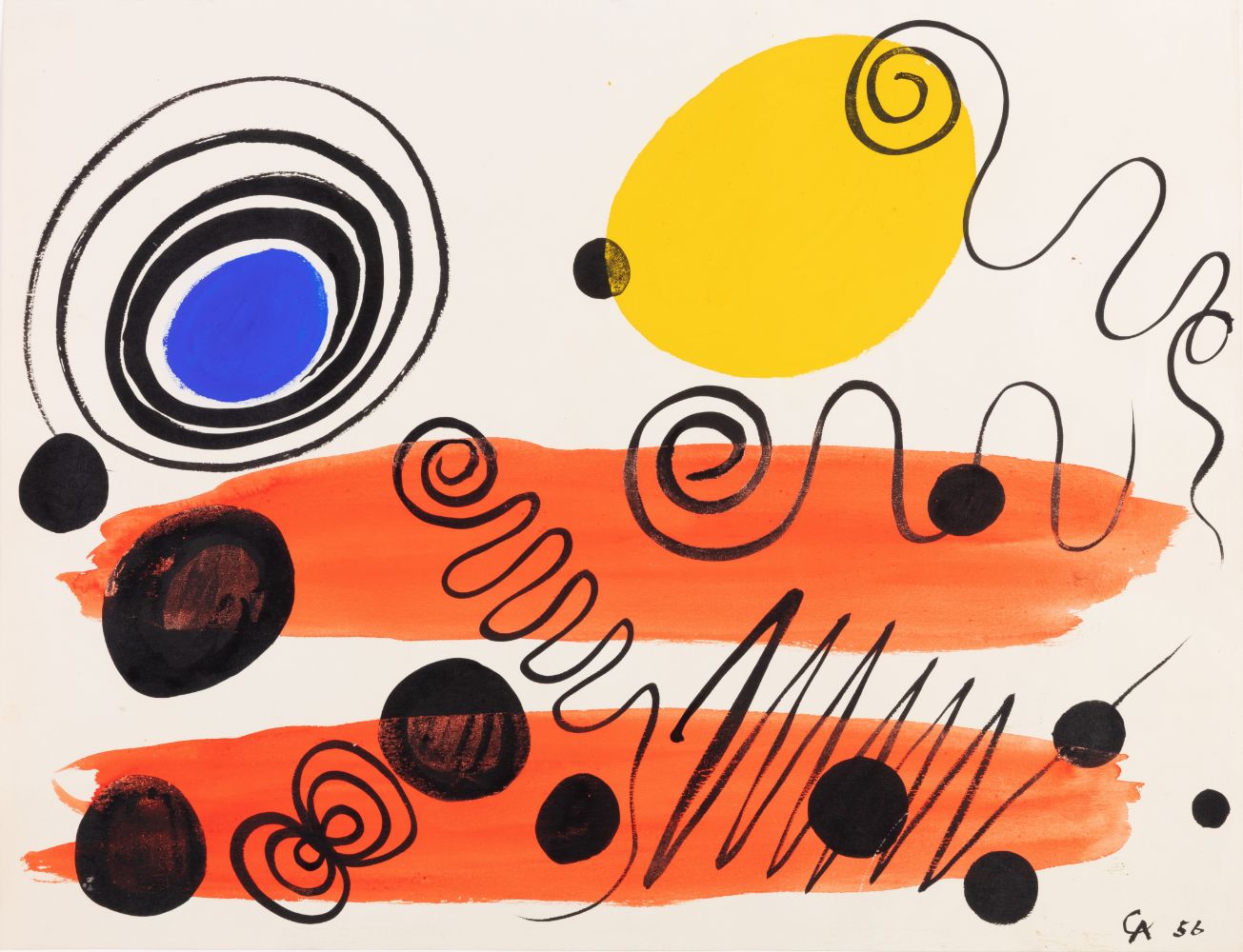 December 5th, 2020: Fine Art, Antiques and Design Auction -- Featuring an original gouache by Alexander Calder