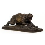 Pierre-Jules Mene bronze Model of a Panther