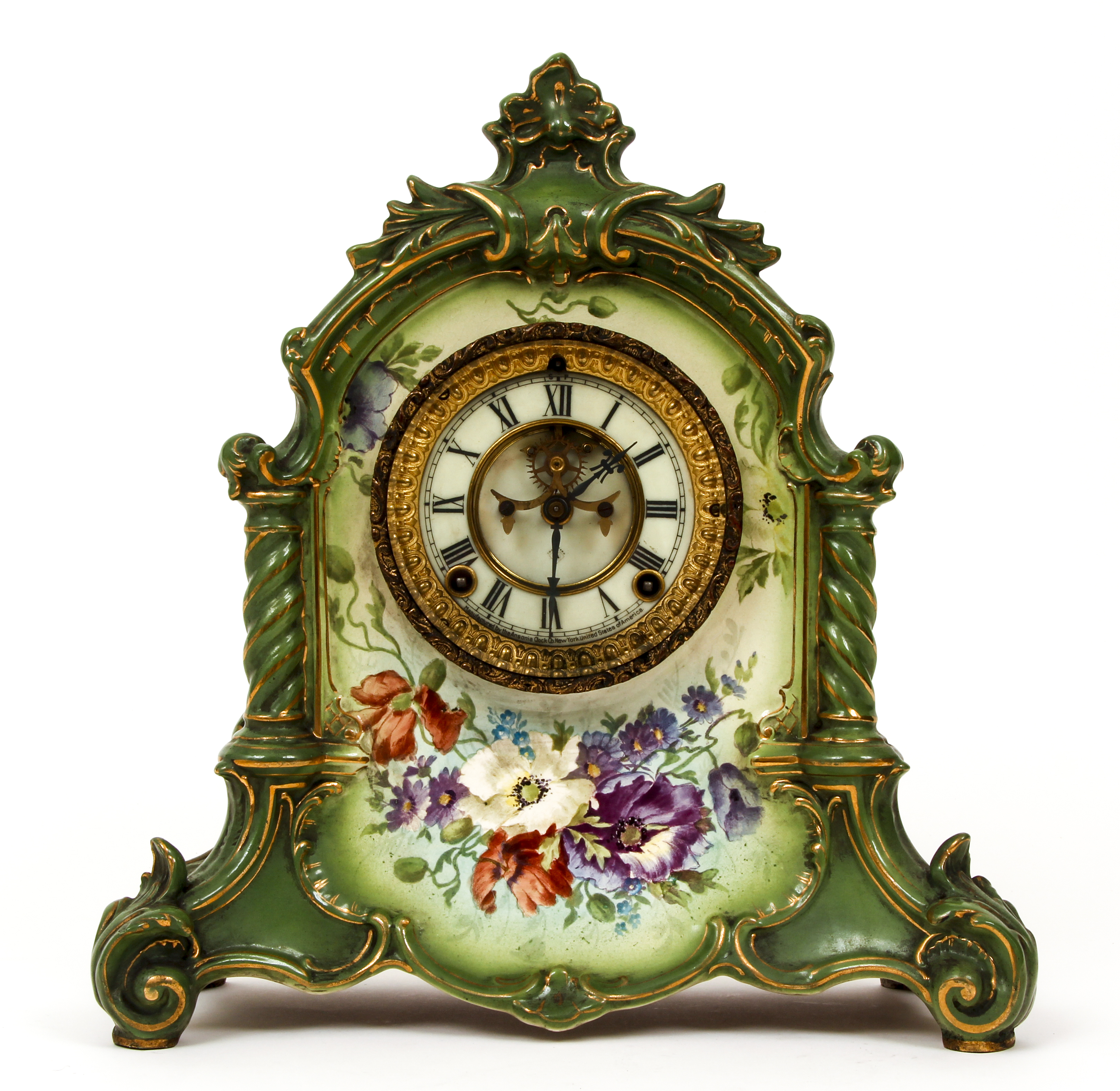 Royal Bonn Ansonia Verdon Mantle Clock