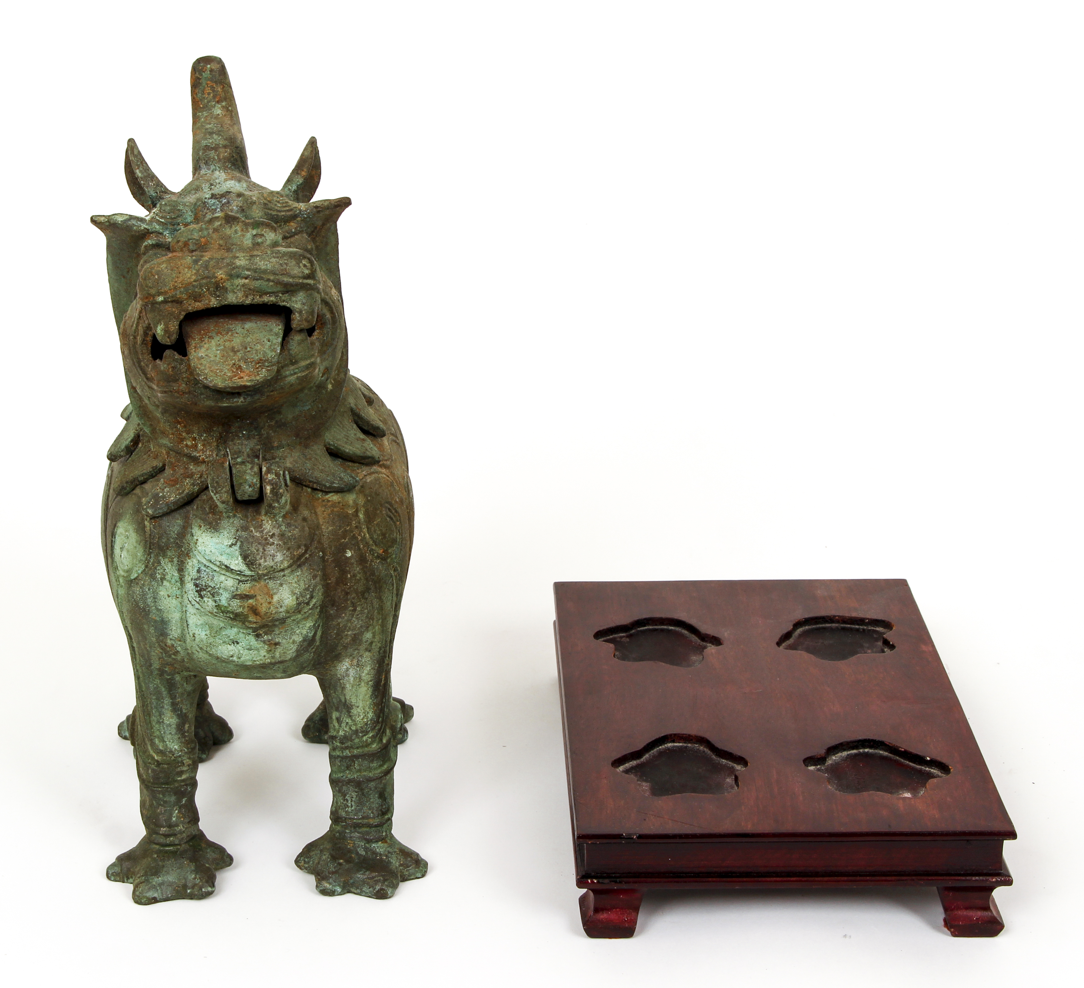 Chinese Bronze Foo Dog Censer - Image 6 of 7