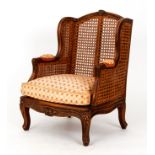 A Louis XV-Style Fruitwood Child's Fauteuil