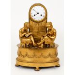 Venault Bronze mantle clock Children Ready