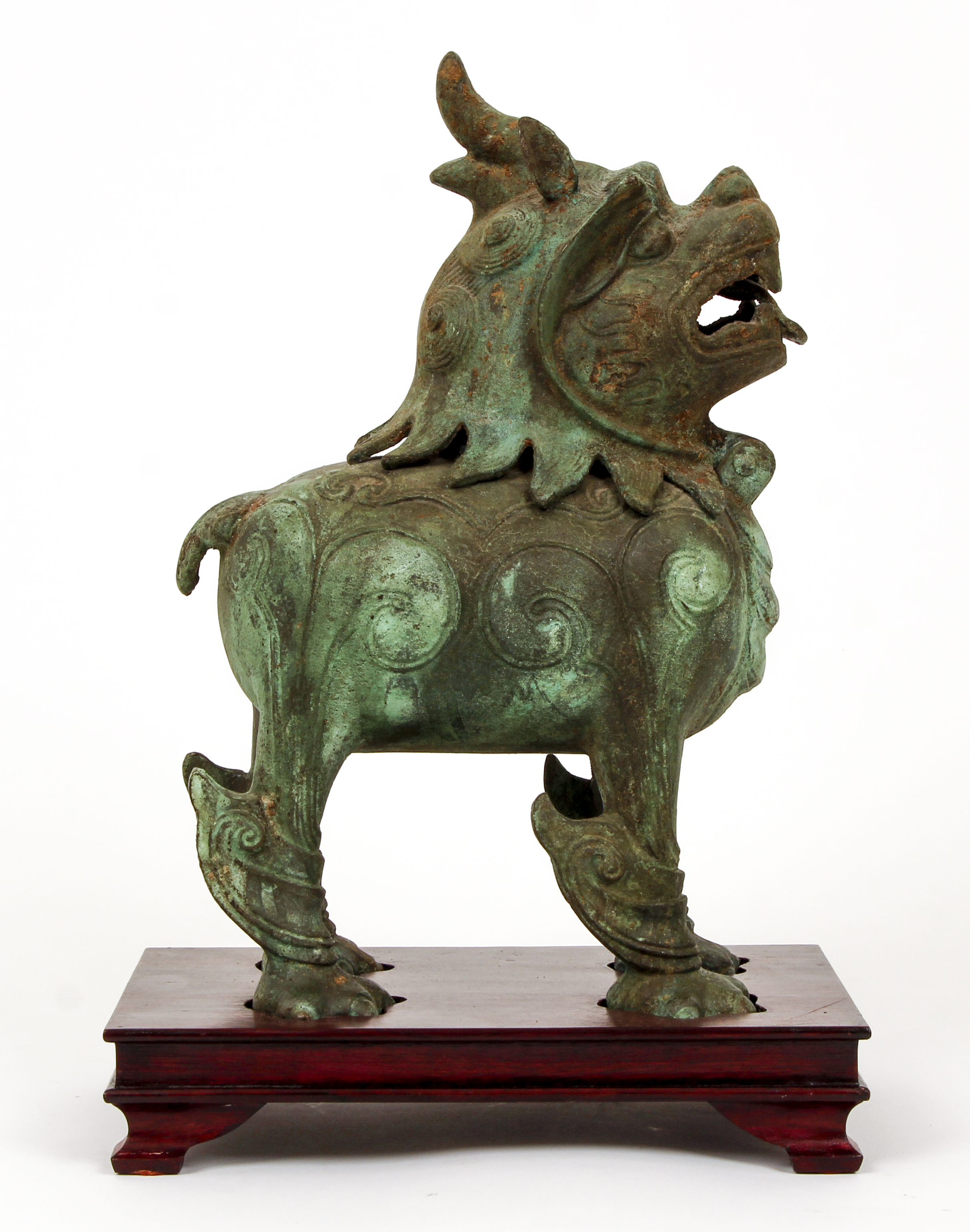 Chinese Bronze Foo Dog Censer - Image 4 of 7