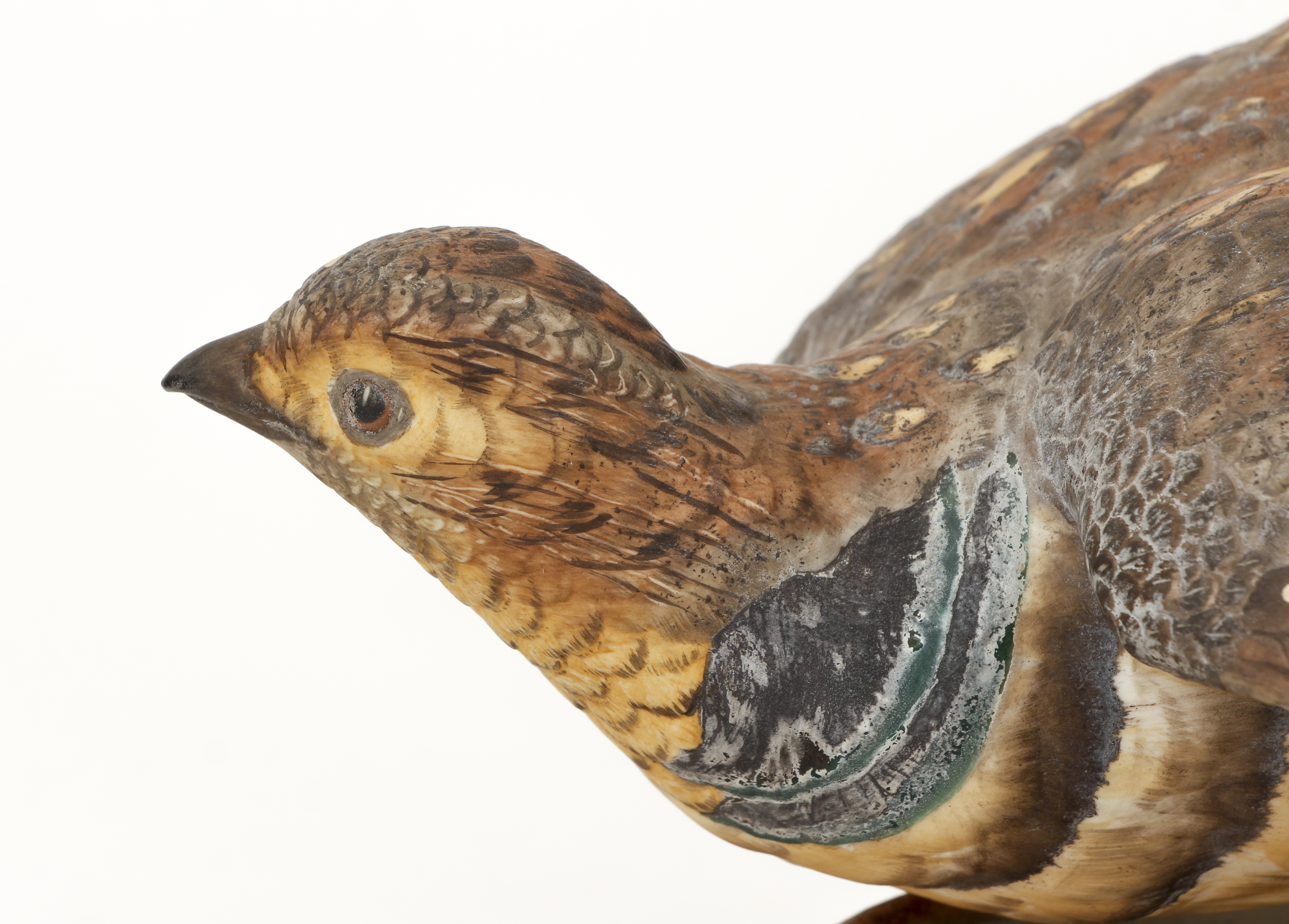 Pair Boehm Porcelain Ruffled Grouse Sculptures - Image 8 of 11