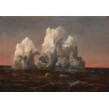 Regis Gignoux Iceberg Sunrise Oil Ptg