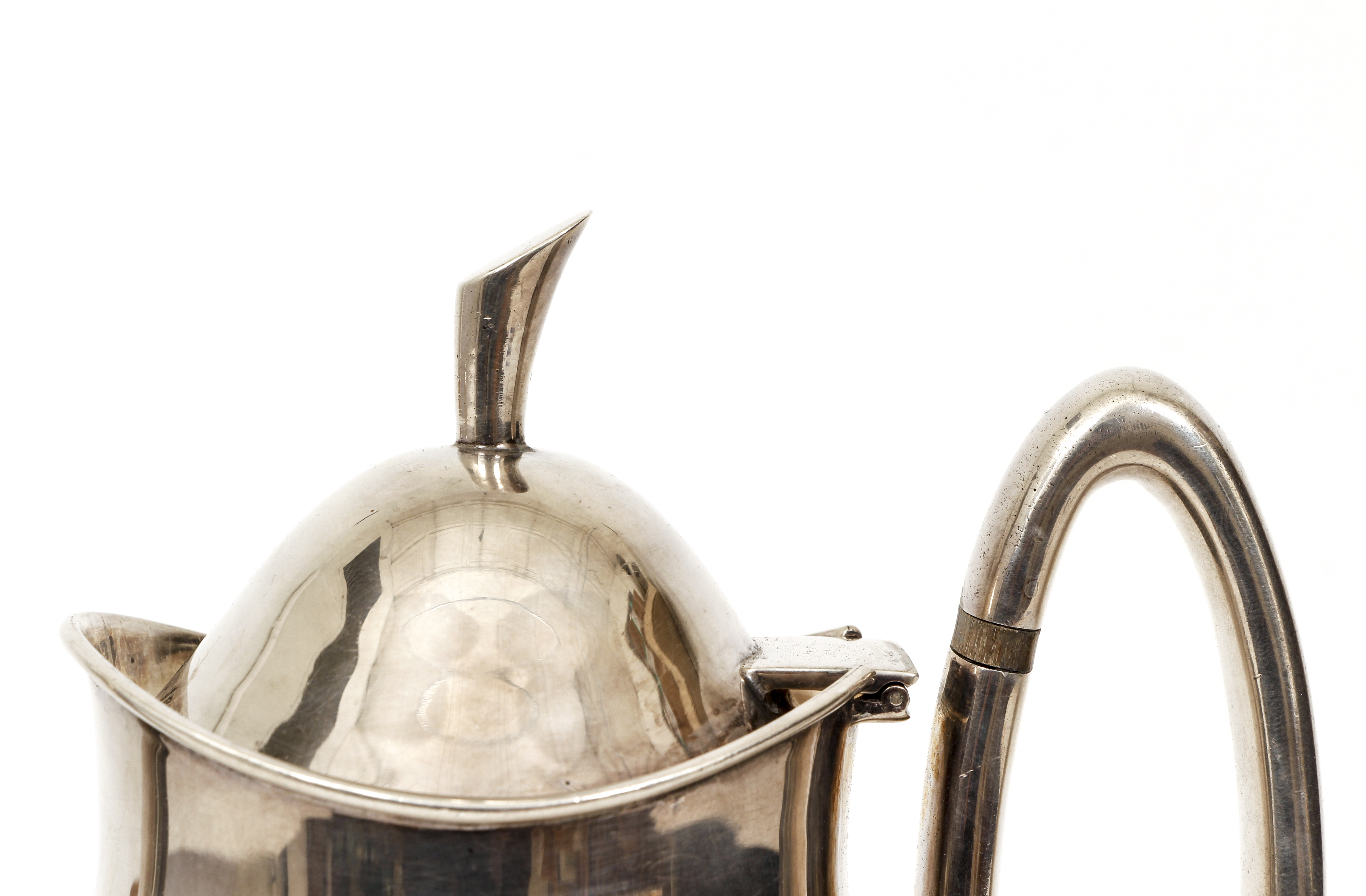 Sterling silver modernist Coffee Pot, San Francisco - Image 4 of 6