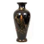 Japanese Urn Form Pedestal, late 19th Century