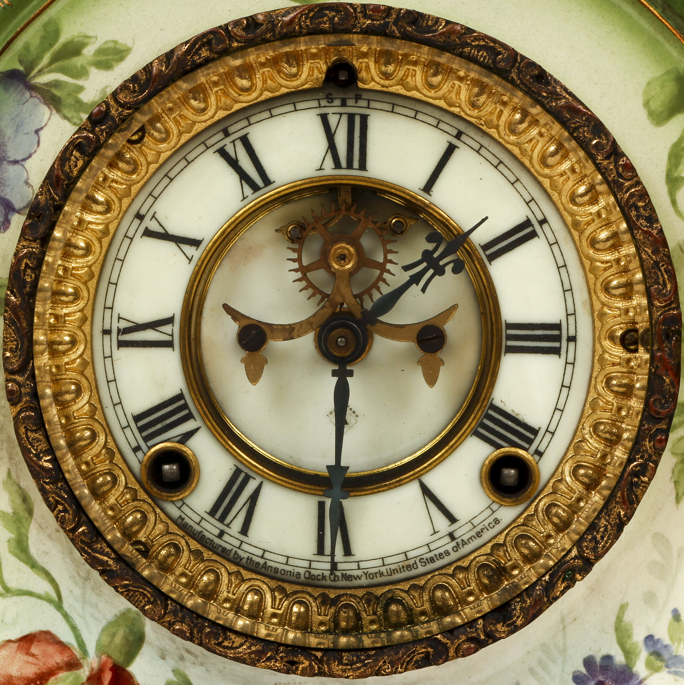 Royal Bonn Ansonia Verdon Mantle Clock - Image 5 of 10