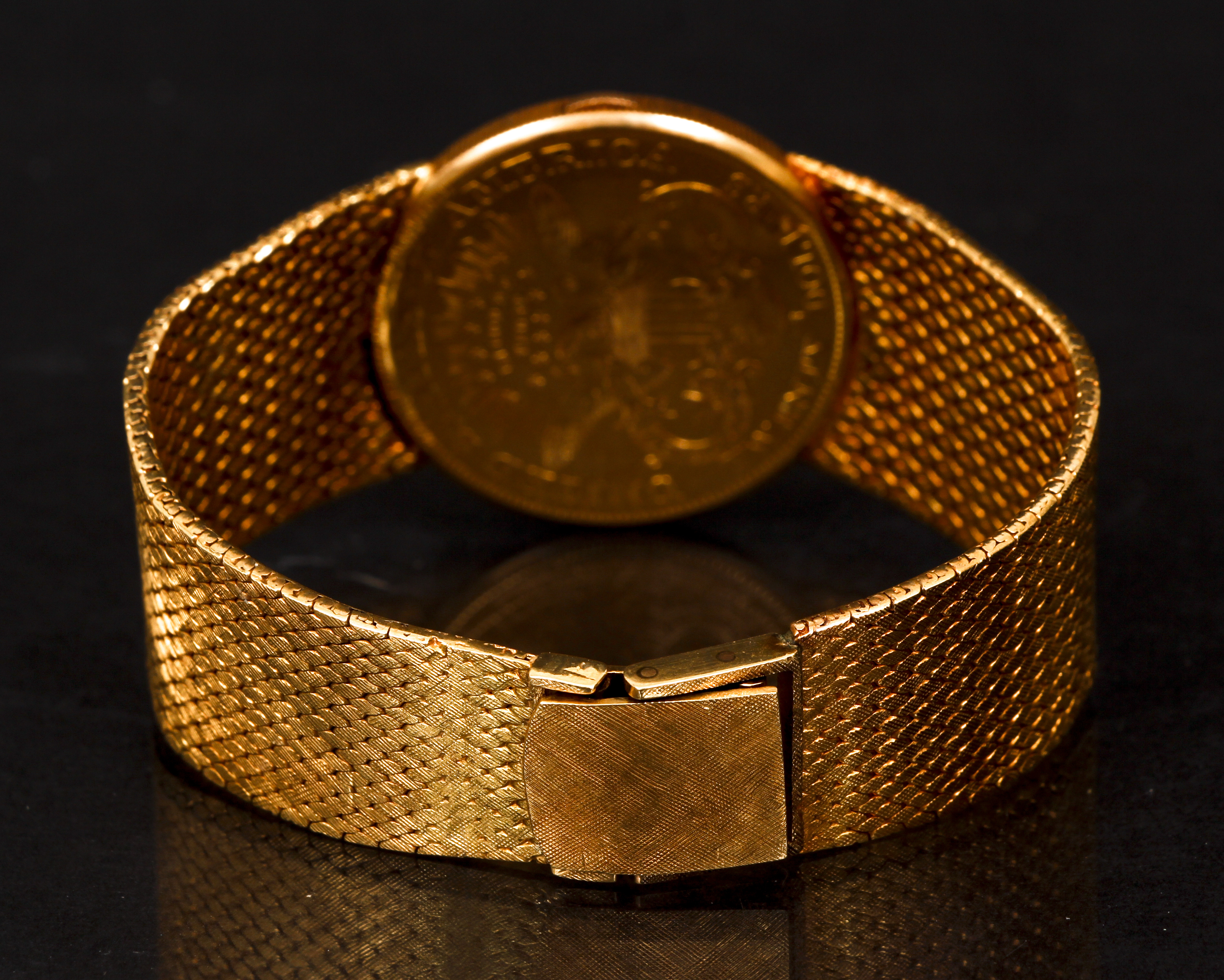 Juvenia 18K Gold $20 Gold Coin Watch 95.5 grams - Image 4 of 5