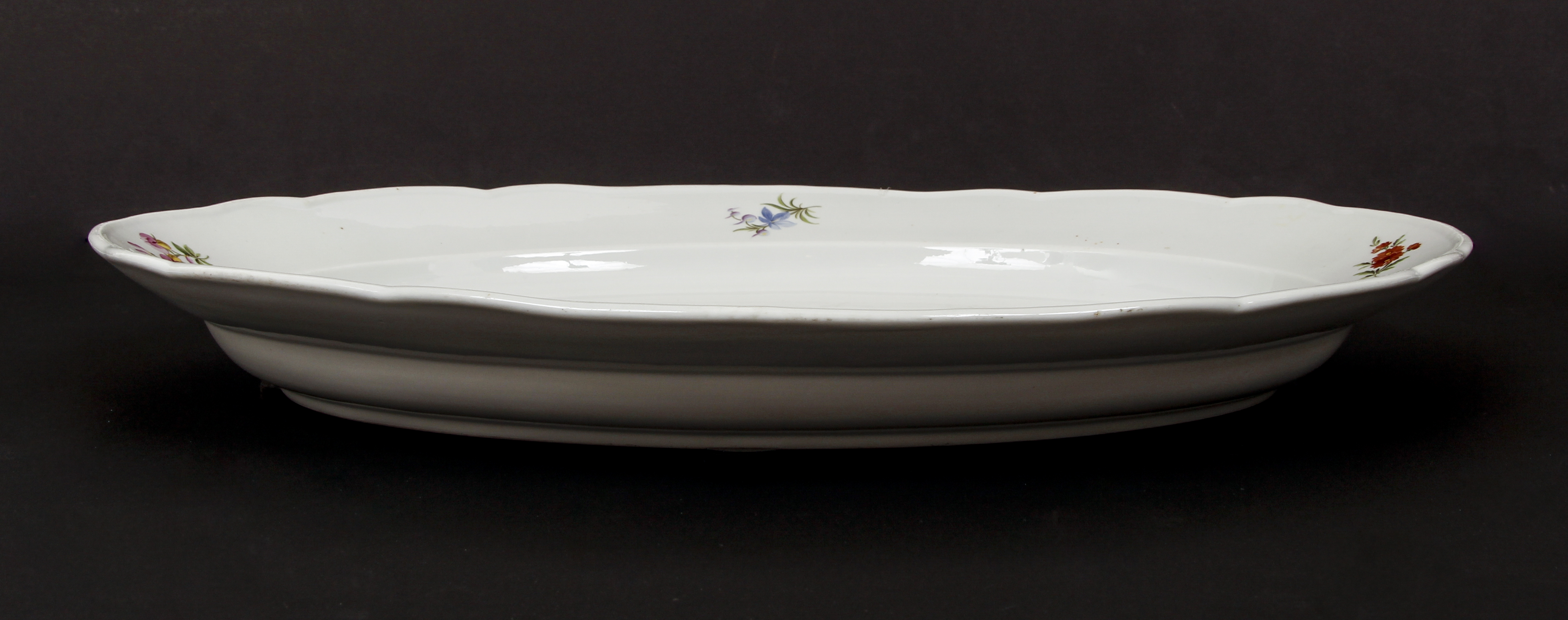 2 oval shaped Meissen Serving Platters - Image 2 of 12