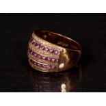 Le Vian 14K Pink Sapphire Diamond Ring