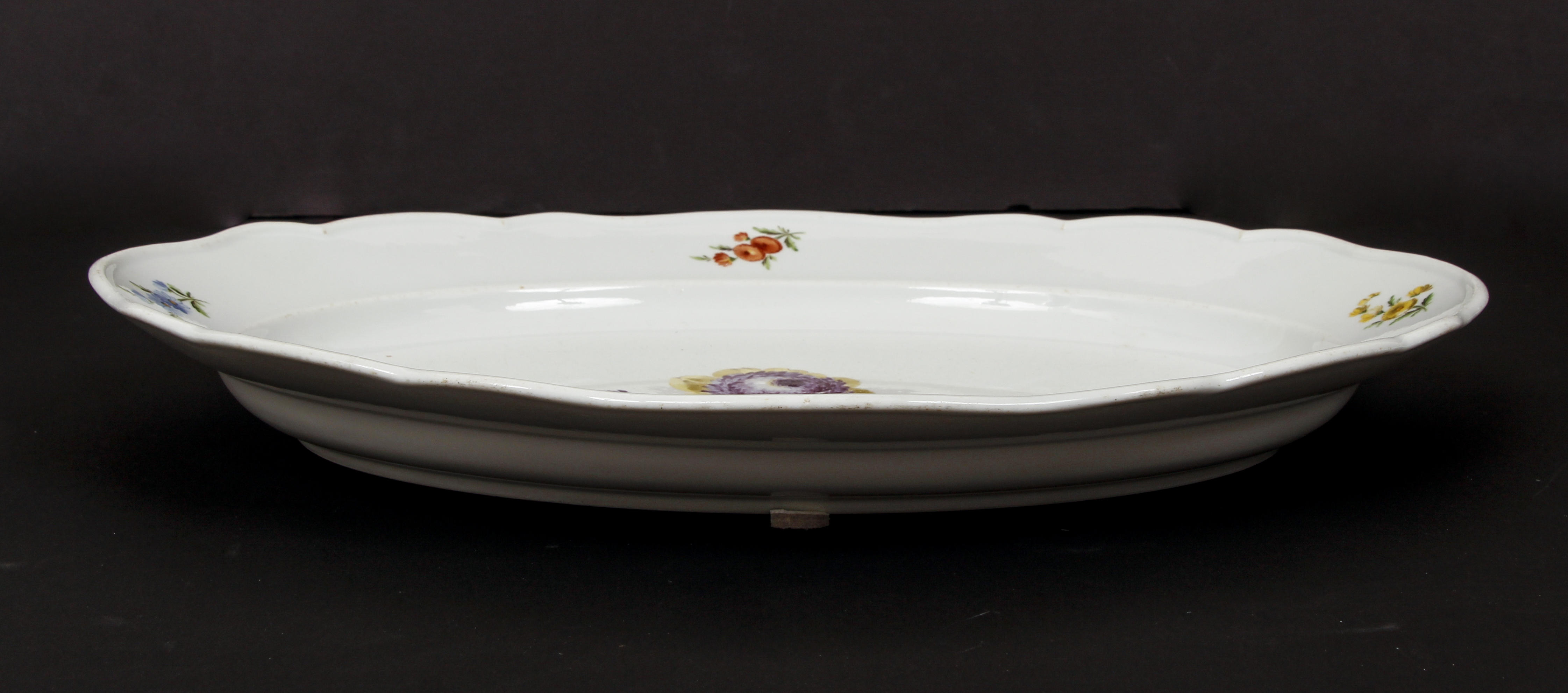 2 oval shaped Meissen Serving Platters - Image 8 of 12