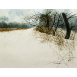 Tom Ruddy Winter Landscape Watercolor