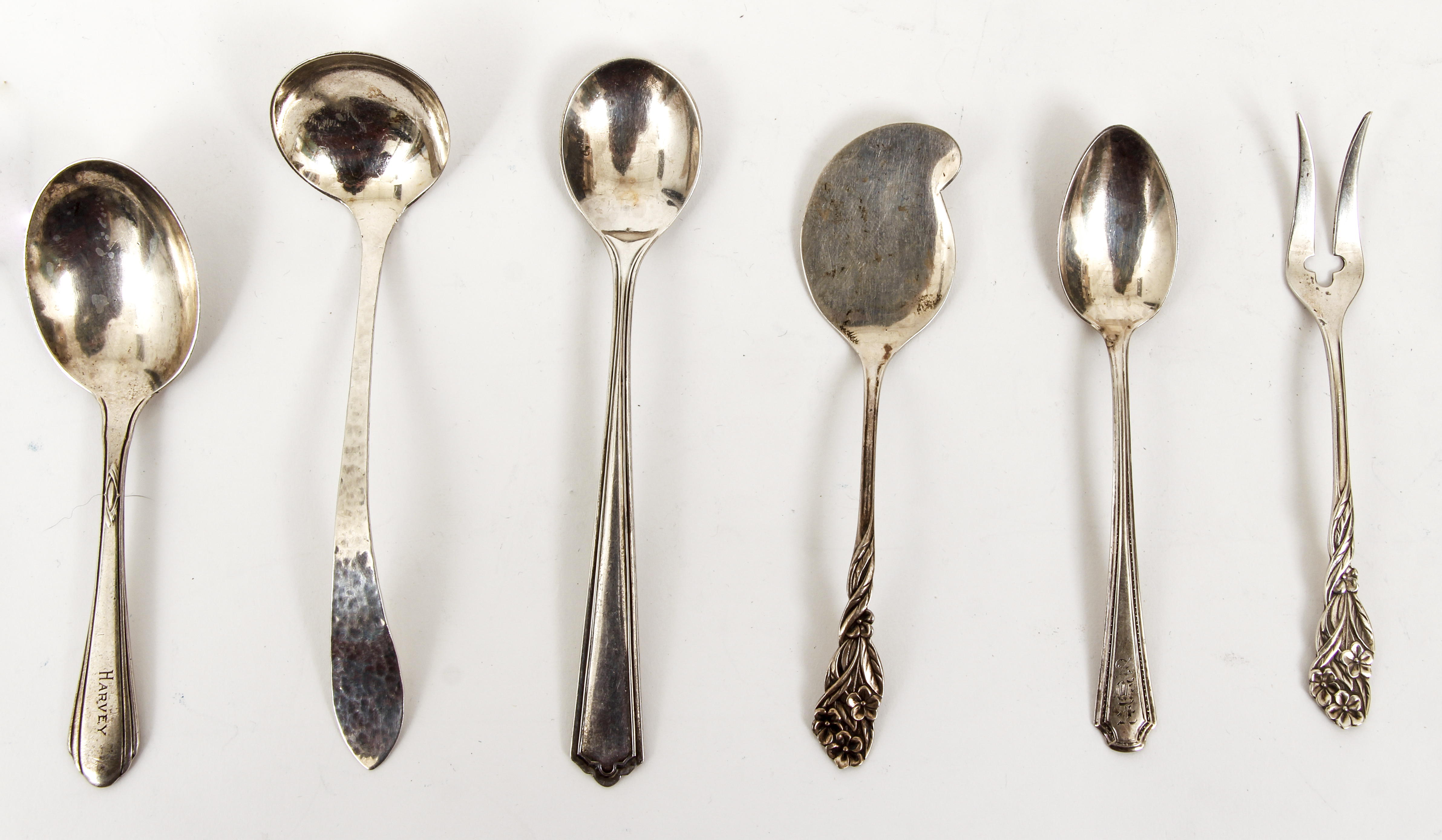 Lot of assorted sterling spoons and serving pieces - Image 6 of 6