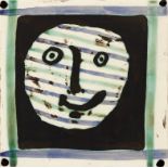 Pablo Picasso 1956 ceramic tile Mask (AR 310)