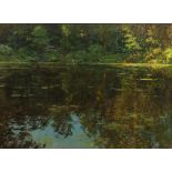 Andrey Avinoff color pastel Pond