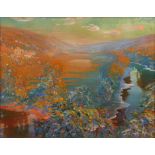 Andrey Avinoff color pastel River Valley