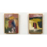 Natxo Arteta pair of Abstract paintings
