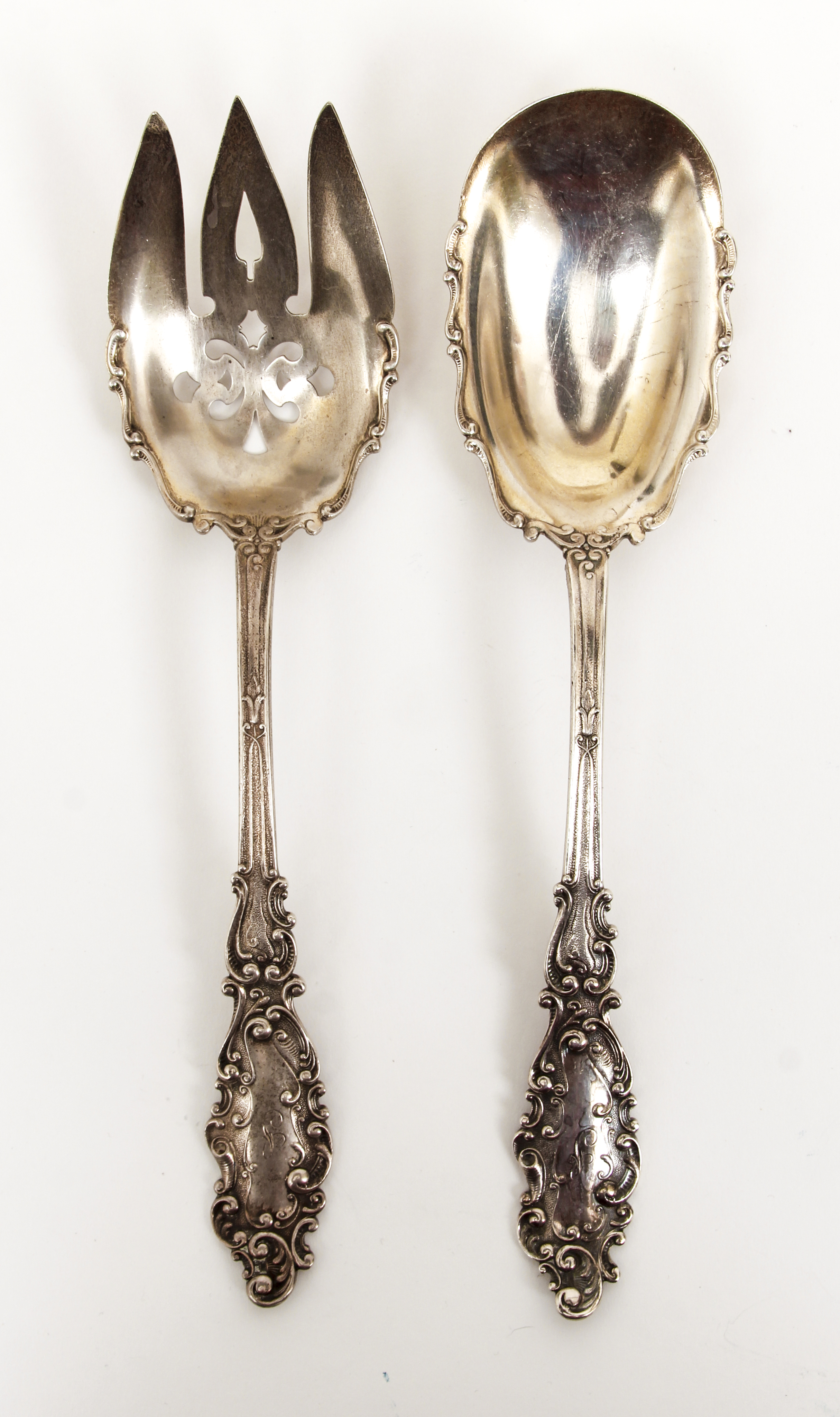 Lot of assorted sterling spoons and serving pieces - Image 2 of 6