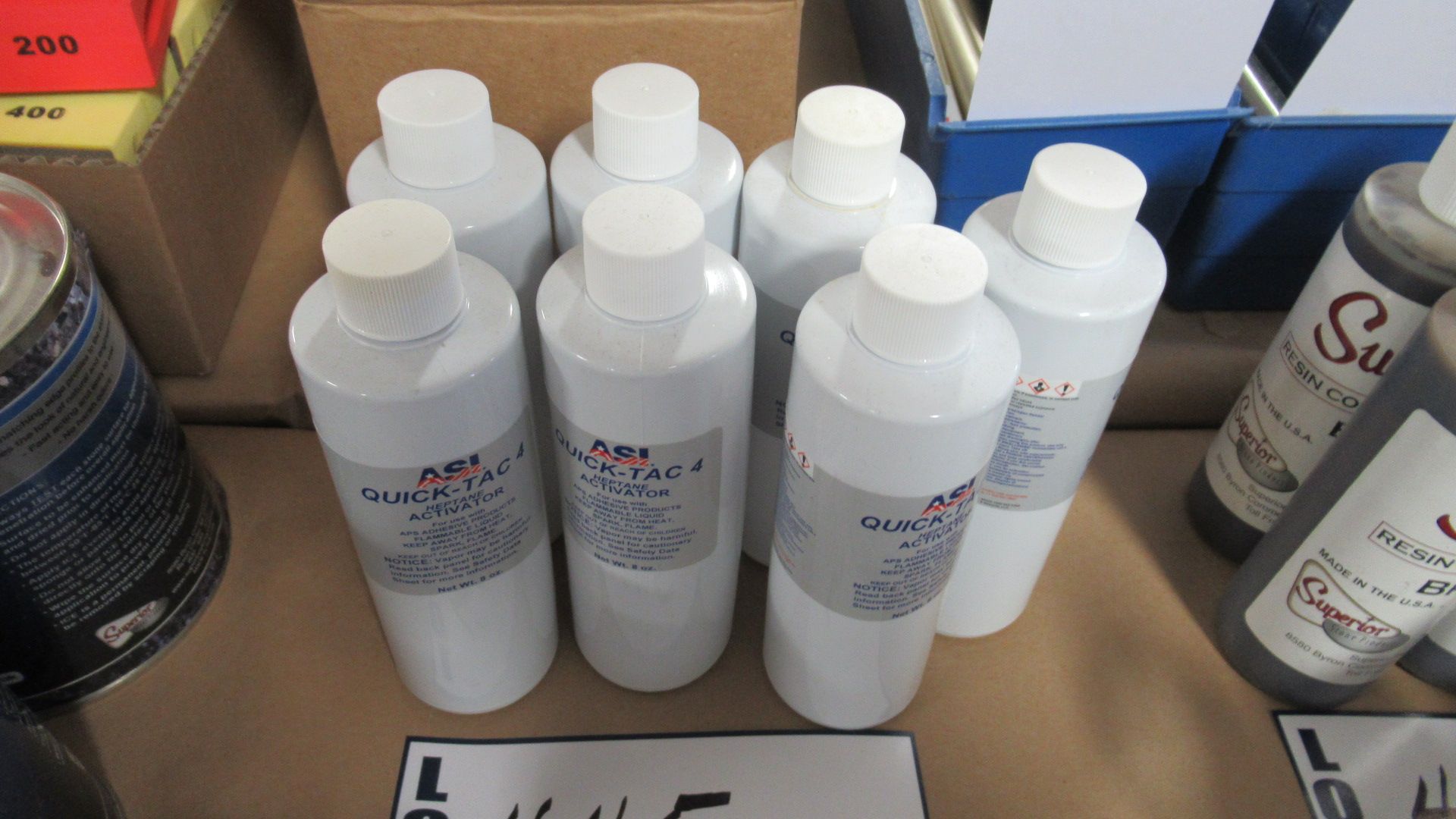 LOT OF (7) ASI QUICK-TAC HEPTANE ACTIVATORS - Image 2 of 2