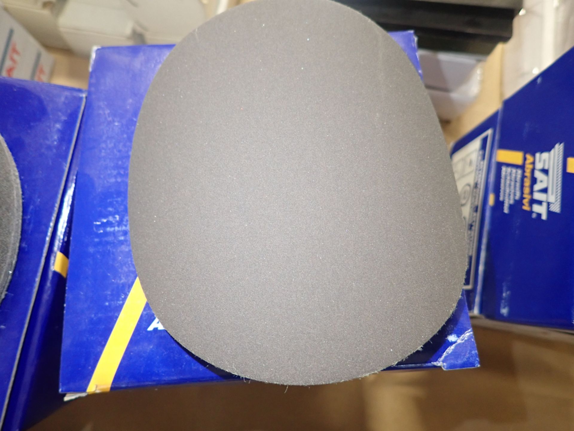 BOXES OF (50) CF HOOK & LOOP SILICONE CARBIDE 5" PAPER DISCS, GRIT #420