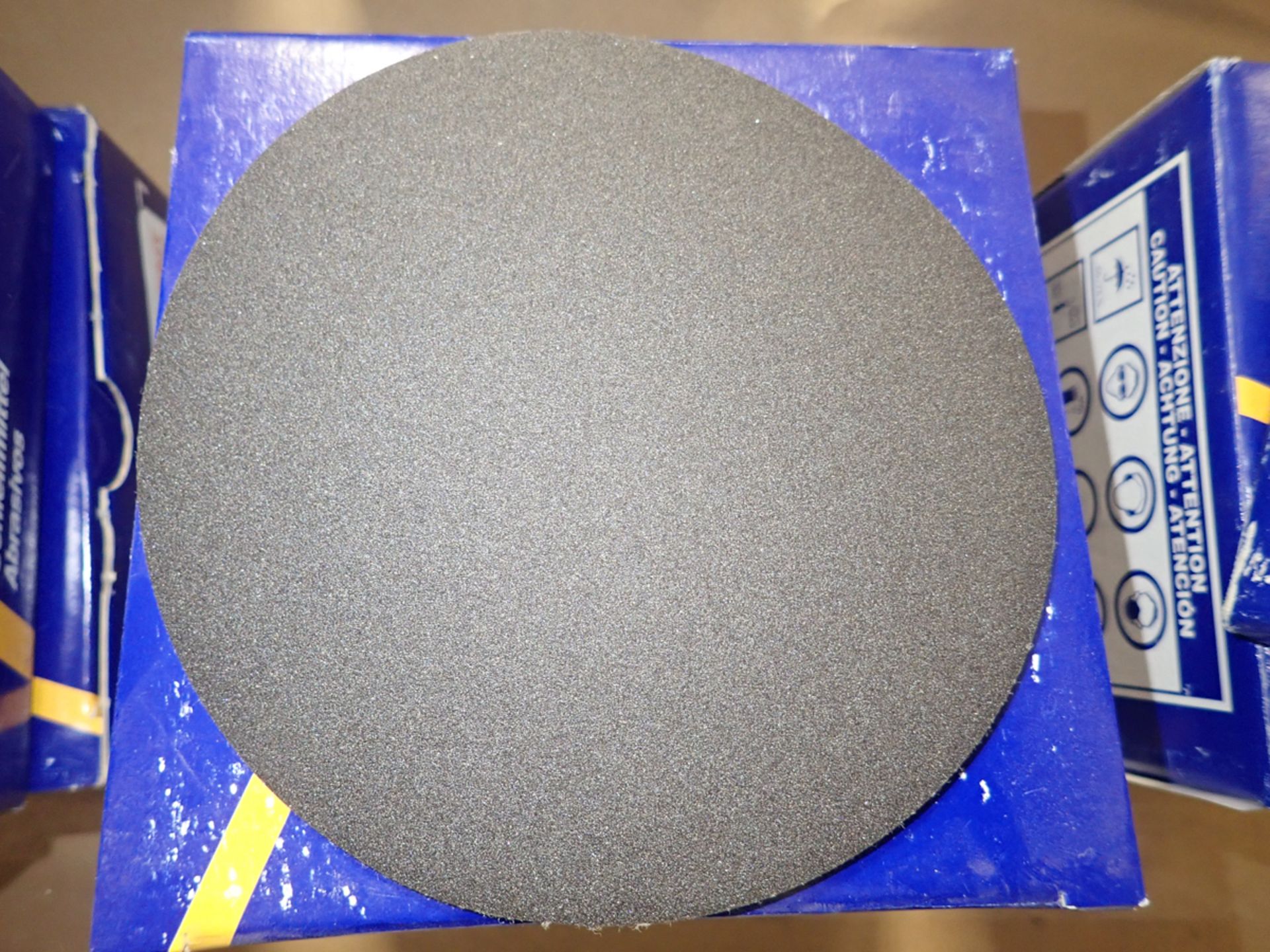 BOXES OF (50) CF HOOK & LOOP SILICONE CARBIDE 5" PAPER DISCS, GRIT #220