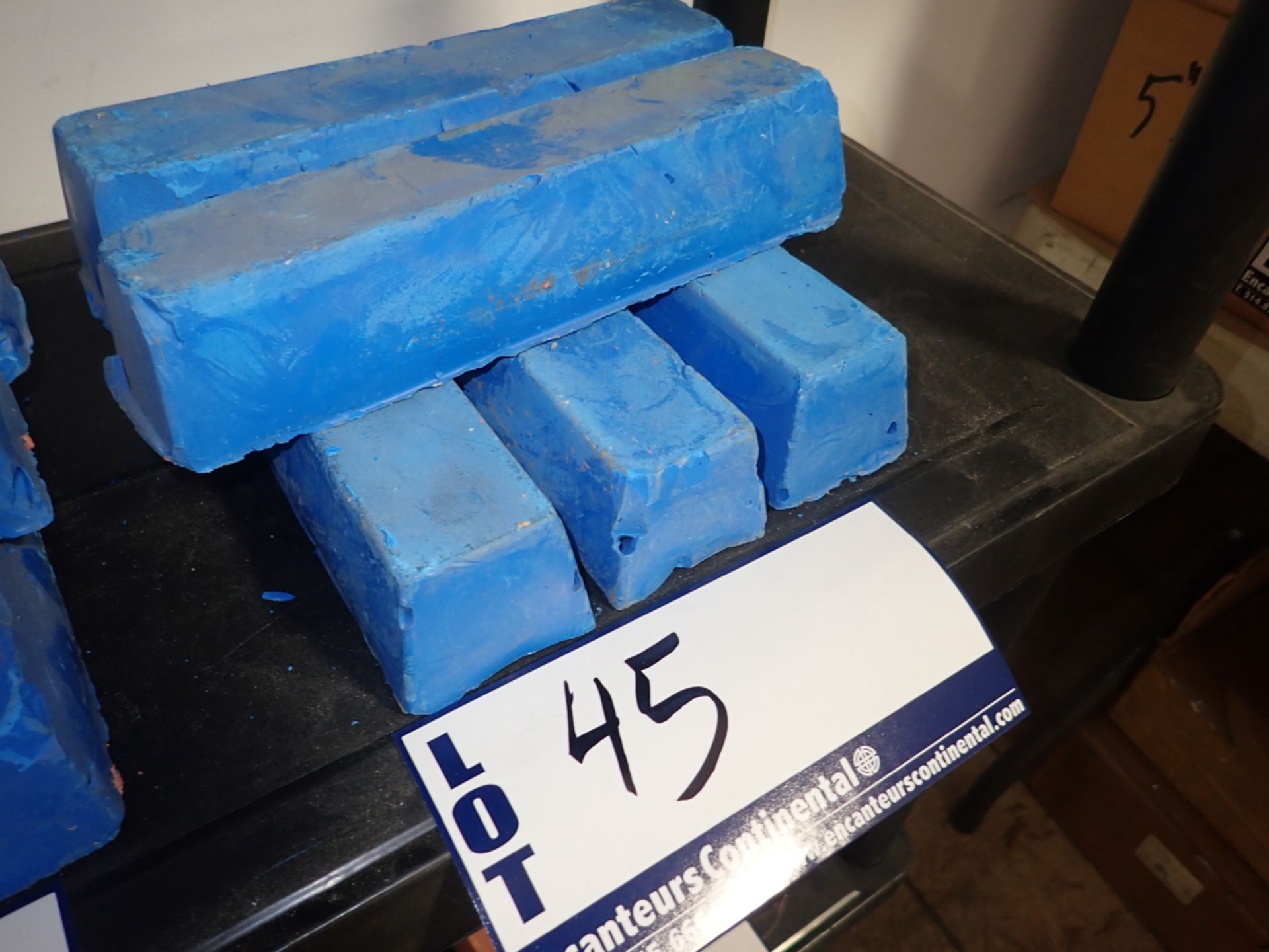 LOT OF (5) POLISHING COMPOUND BARS "BLUE"