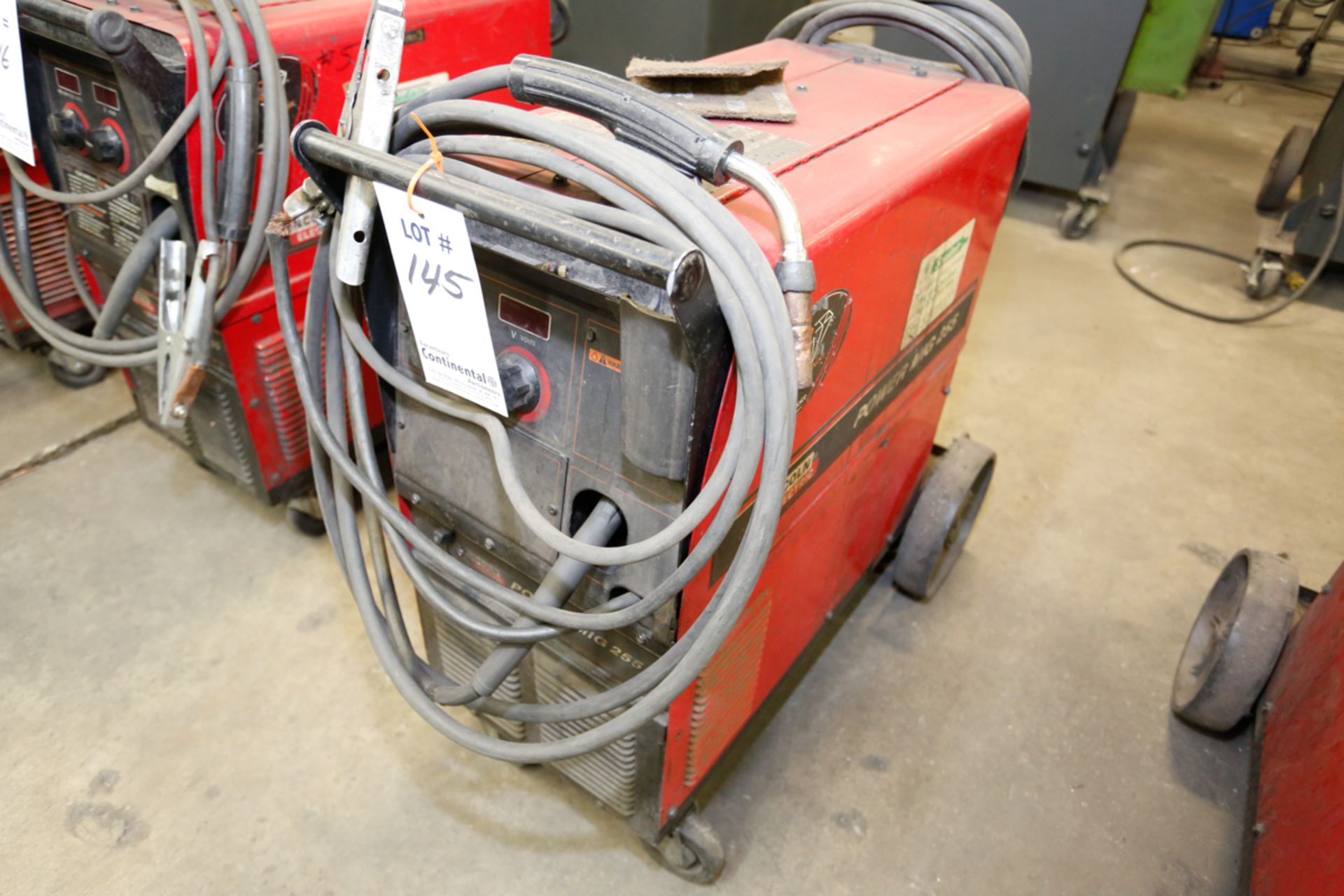 LINCOLN POWER MIG 255, 250 AMP WELDER, S/N: K1693-2