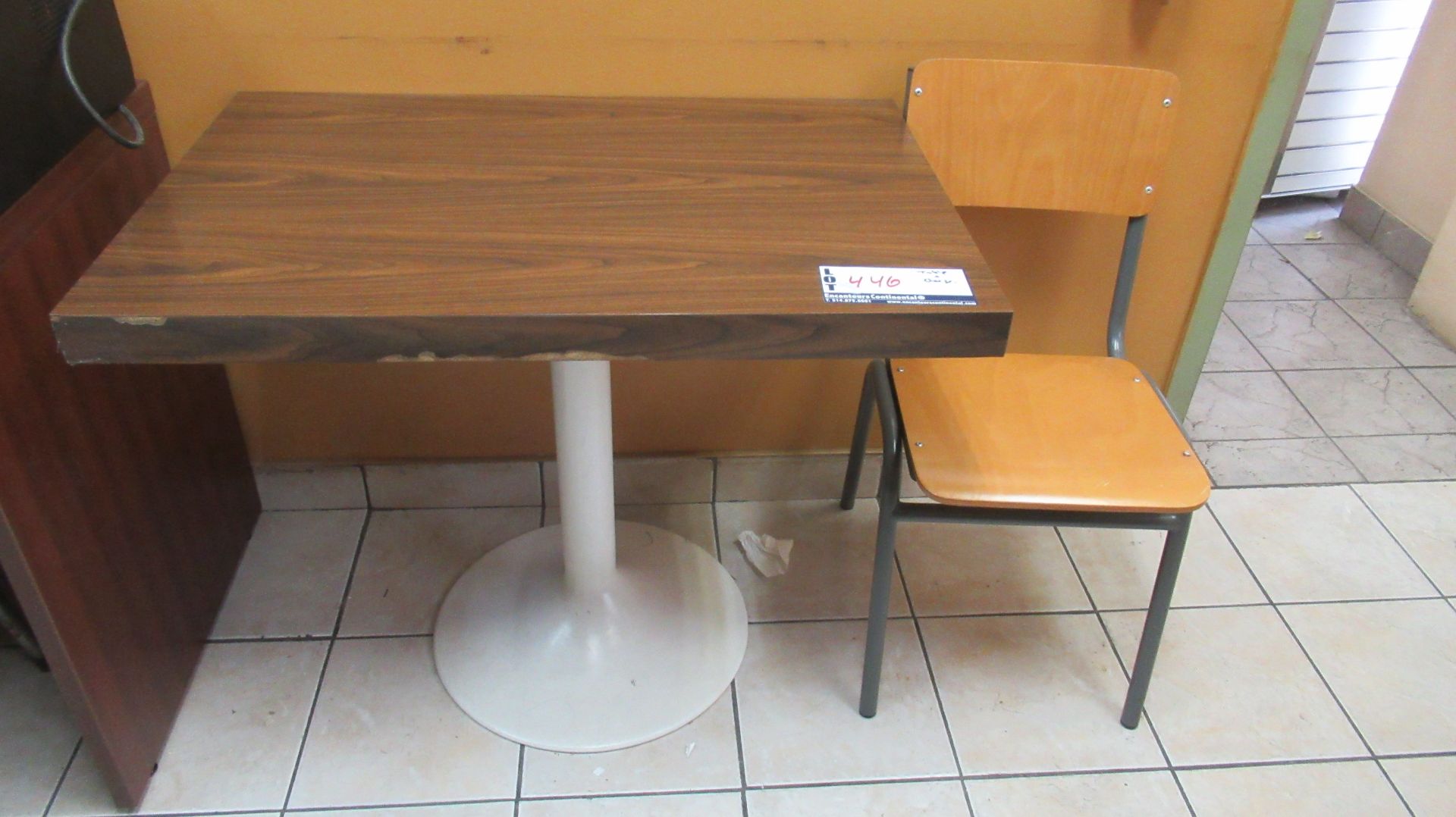 TABLE AVEC CHAISE / TABLE & CHAIR