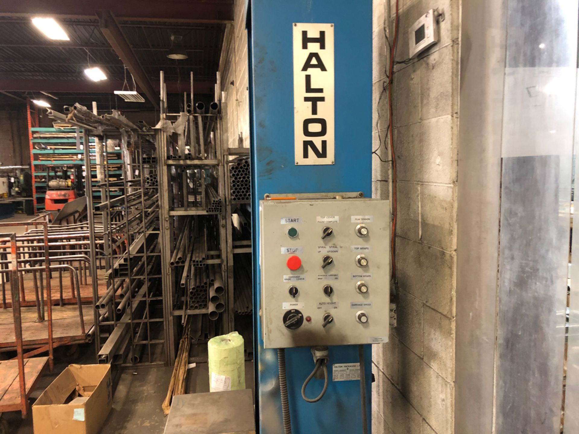 HALTON CL60R72, 60'' DIAM. SHRINK WRAP MACHINE S/N: 92306 - Image 2 of 4