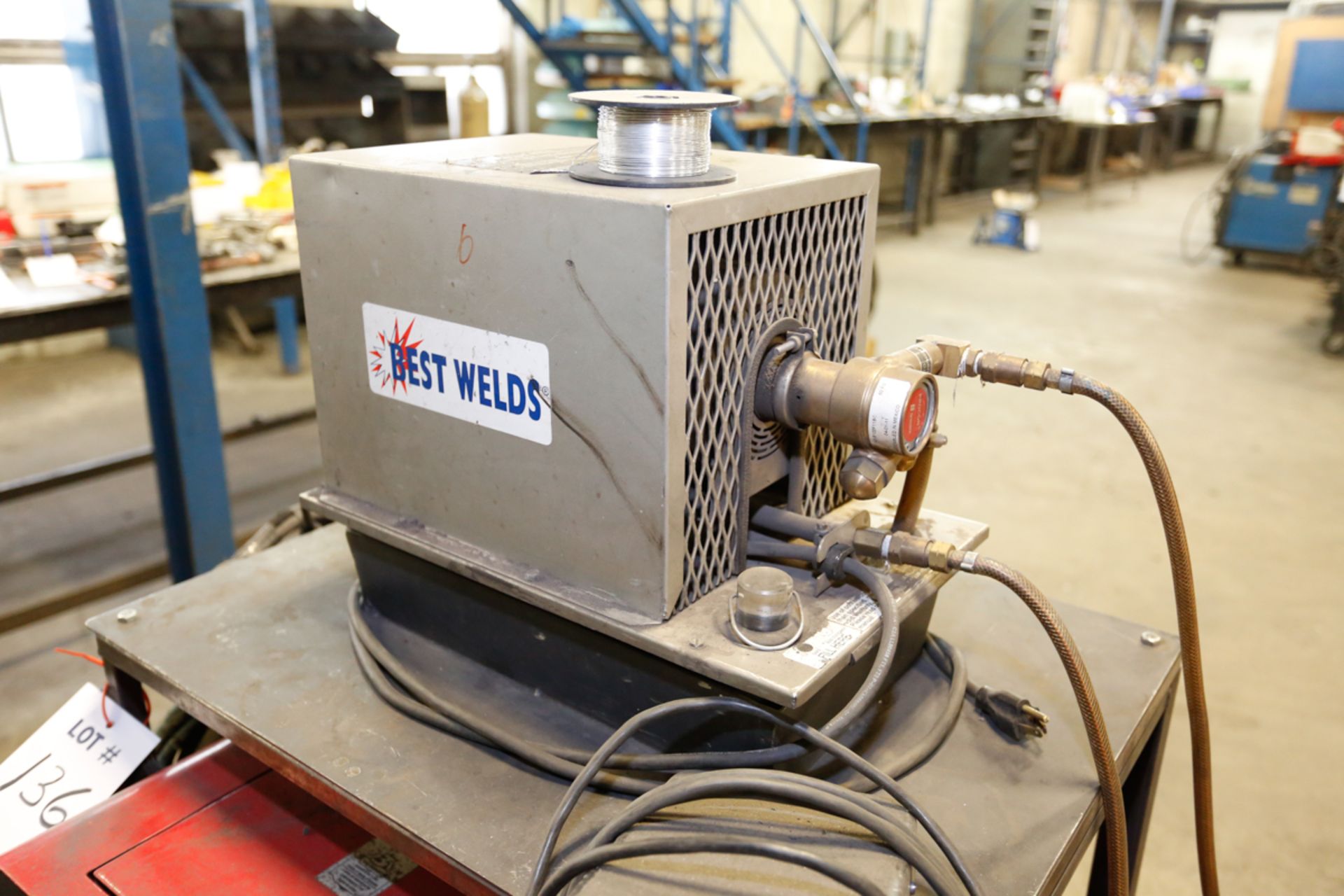 LINCOLN 275 PRECISION TIG WELDER K2619-2, W/COOLER, S/N: 700008 - Bild 3 aus 5