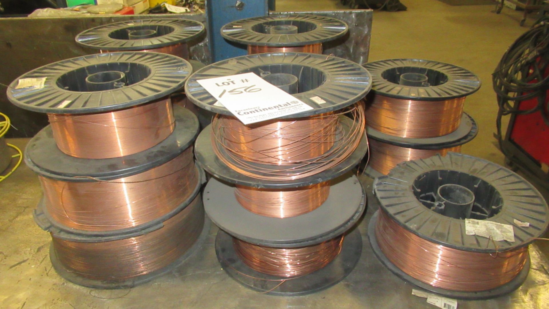 LOT OF 15 SPOOLS WELDING WIRES