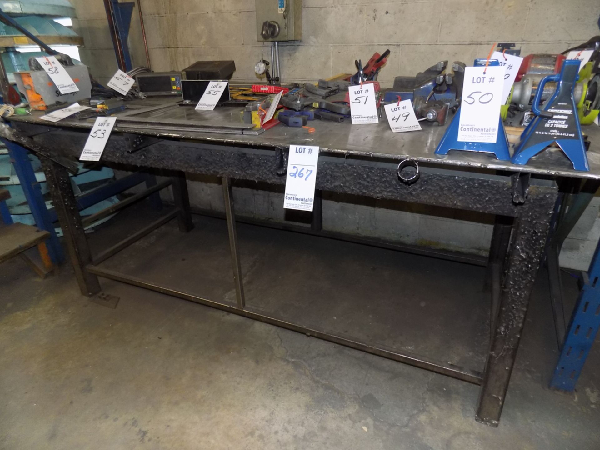 4' X 8' WELDING TABLE