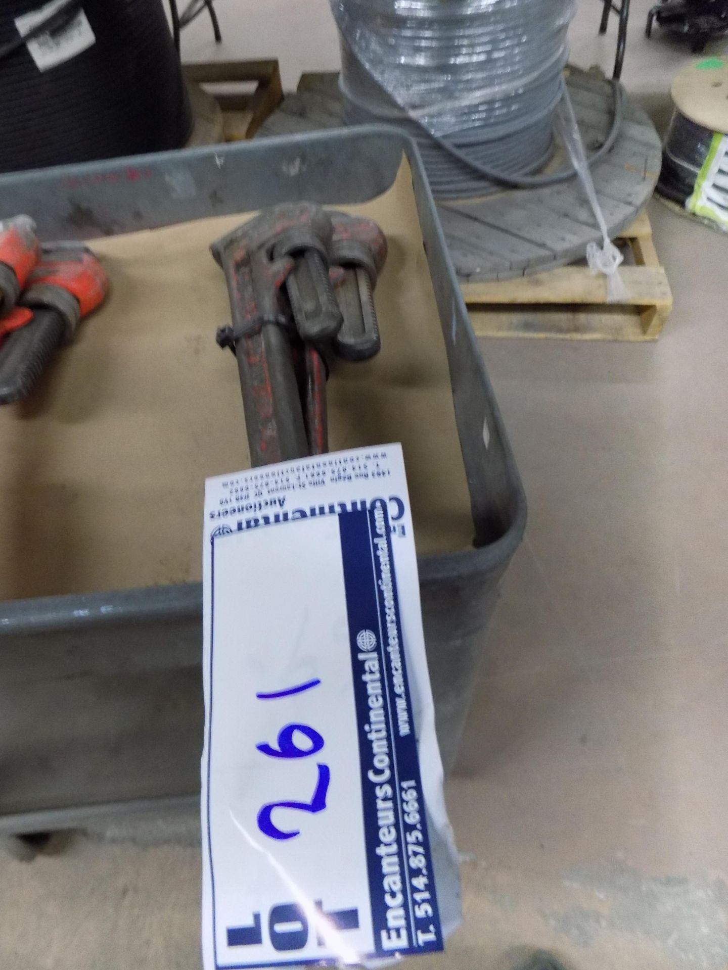 LOT DE 2 PIPE WRENCH RIDGID 18'', 24'' - Image 2 of 2