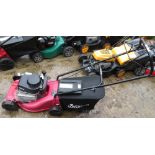 RED SOVEREIGN MOTOR MOWER WITH GRASSBOX